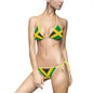 Jamaican Flag Bikini Swimsuit for Women - Vibrant Beach Wear