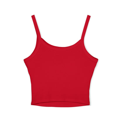 Jamaican Vibes Spaghetti Strap Tank Top - "Trouble Deh Deh" Design