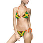 Jamaican Flag Bikini Swimsuit for Women - Vibrant Beach Wear