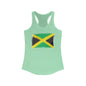 Jamaican Flag Women's Racerback Tank - Perfect for Summer & Celebrations