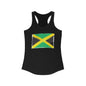 Jamaican Flag Women's Racerback Tank - Perfect for Summer & Celebrations