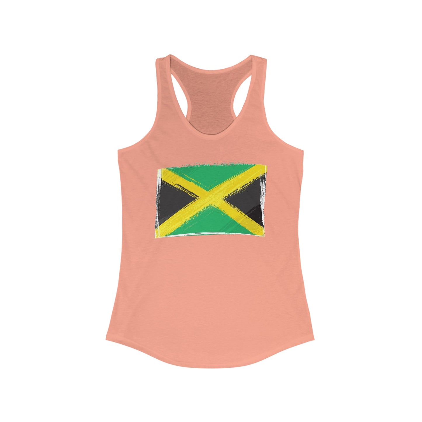 Jamaican Flag Women's Racerback Tank - Perfect for Summer & Celebrations