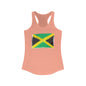 Jamaican Flag Women's Racerback Tank - Perfect for Summer & Celebrations