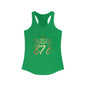 Jamaican Pride Women's Racerback Tank Top - On Isle 876 Design