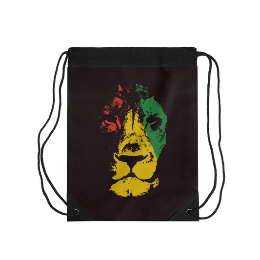 Rasta Lion Drawstring Bag - Vibrant Design for Music Lovers & Adventurers