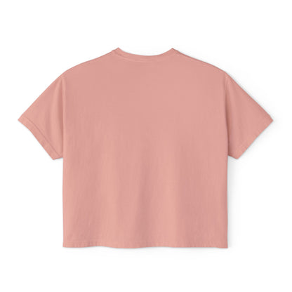 Bold Lip Drip Women's Boxy Tee - Trendy Graphic Top for Casual Vibes