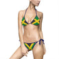 Jamaican Flag Bikini Swimsuit for Women - Vibrant Beach Wear