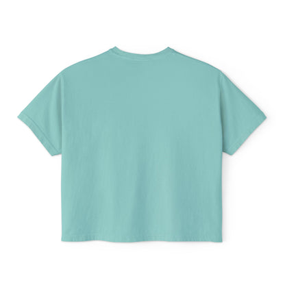 Bold Lip Drip Women's Boxy Tee - Trendy Graphic Top for Casual Vibes